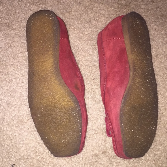 Red Suede Wallabees - Picture 4 of 4